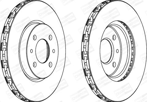 Champion 562178CH - Bremžu diski www.autospares.lv