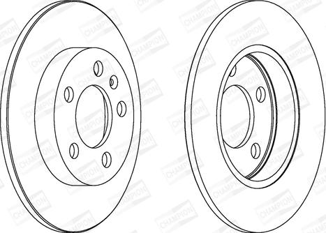 Champion 562177CH - Bremžu diski www.autospares.lv