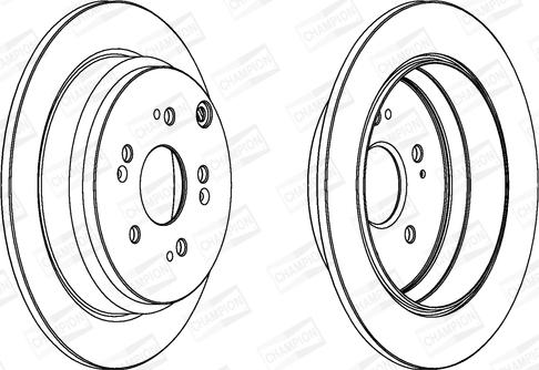 Champion 562884CH - Bremžu diski www.autospares.lv