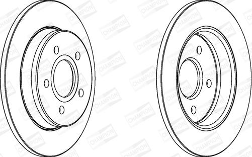 Champion 562361CH - Тормозной диск www.autospares.lv