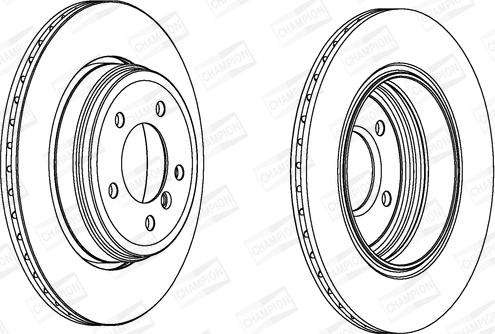 Champion 562319CH - Bremžu diski www.autospares.lv