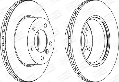 Champion 562313CH - Bremžu diski www.autospares.lv