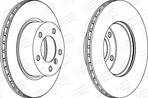 Champion 562317CH - Bremžu diski www.autospares.lv