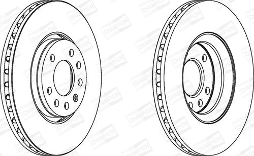 Champion 562385CH - Bremžu diski www.autospares.lv