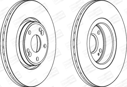 Champion 562381CH - Bremžu diski www.autospares.lv