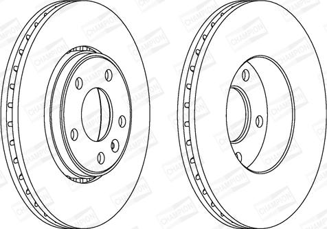 Champion 562241CH-1 - Bremžu diski www.autospares.lv