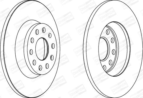 Champion 562258CH - Bremžu diski www.autospares.lv