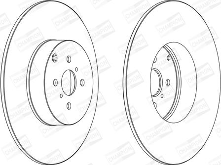 Champion 562261CH - Bremžu diski www.autospares.lv