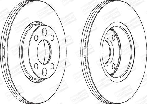 Champion 562268CH - Bremžu diski www.autospares.lv