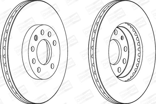 Champion 562216CH - Bremžu diski www.autospares.lv