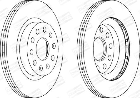 Champion 562237CH - Bremžu diski autospares.lv