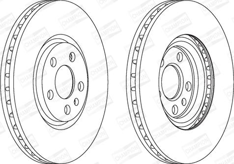 Champion 562224CH - Bremžu diski www.autospares.lv