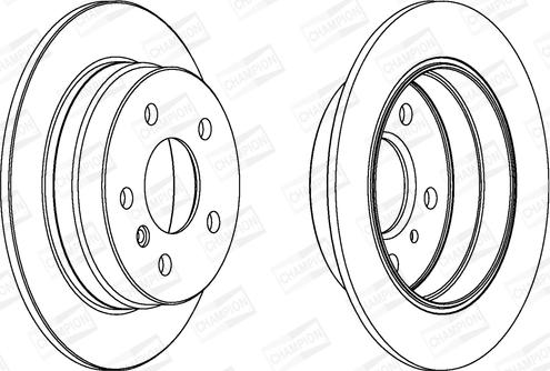 Champion 562274CH - Bremžu diski autospares.lv