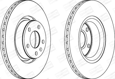 Champion 562271CH - Bremžu diski www.autospares.lv