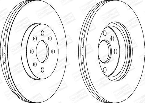 Champion 562278CH - Bremžu diski www.autospares.lv