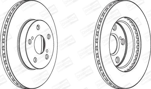 Champion 562797CH - Bremžu diski www.autospares.lv