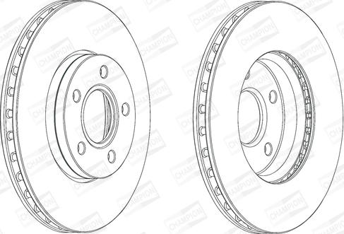 Champion 562752CH - Bremžu diski www.autospares.lv