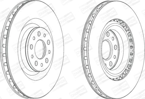 Champion 562760CH - Bremžu diski www.autospares.lv