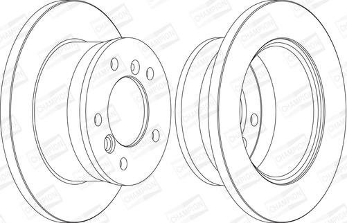 Champion 567761CH - Bremžu diski www.autospares.lv