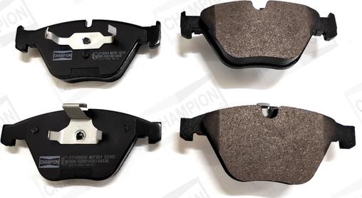 Champion 571990CH - Brake Pad Set, disc brake www.autospares.lv