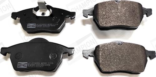 Champion 571920CH - Brake Pad Set, disc brake www.autospares.lv