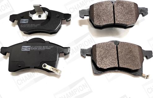 Champion 571975CH - Brake Pad Set, disc brake www.autospares.lv