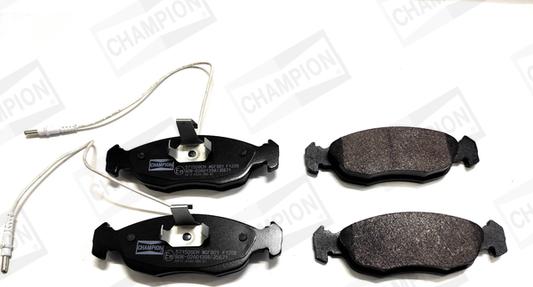 Champion 571509CH - Тормозные колодки, дисковые, комплект www.autospares.lv