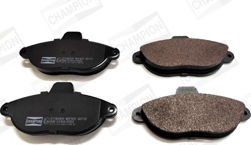 Champion 571843CH - Brake Pad Set, disc brake www.autospares.lv