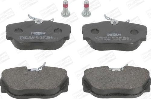 Champion 571352CH - Brake Pad Set, disc brake www.autospares.lv