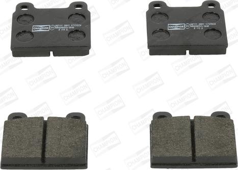 Champion 571215CH - Brake Pad Set, disc brake www.autospares.lv