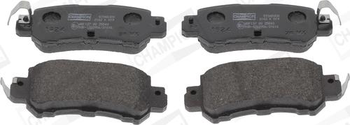 Champion 573450CH - Brake Pad Set, disc brake www.autospares.lv