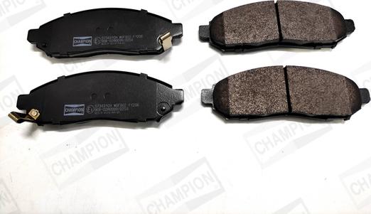 Champion 573431CH - Brake Pad Set, disc brake www.autospares.lv