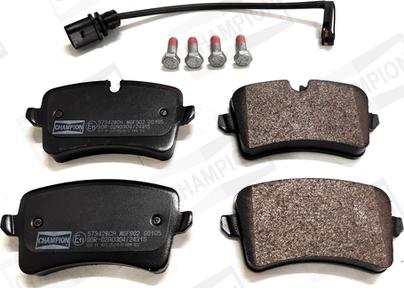 Champion 573428CH - Brake Pad Set, disc brake www.autospares.lv