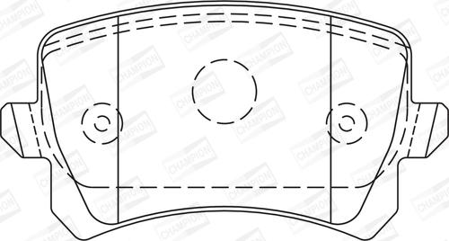 Champion 573667CH - Bremžu uzliku kompl., Disku bremzes www.autospares.lv