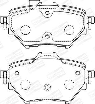 Champion 573605CH - Bremžu uzliku kompl., Disku bremzes www.autospares.lv