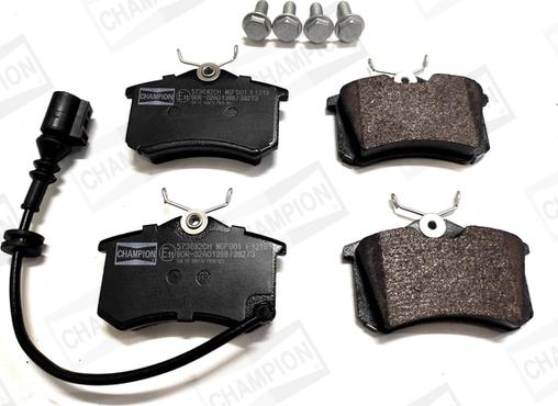 Champion 573682CH - Brake Pad Set, disc brake www.autospares.lv