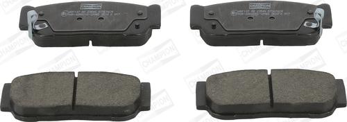 Champion 573676CH - Brake Pad Set, disc brake www.autospares.lv