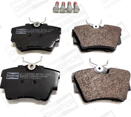 Champion 573059CH - Brake Pad Set, disc brake www.autospares.lv