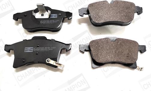 Champion 573153CH - Brake Pad Set, disc brake www.autospares.lv