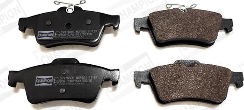 Champion 573186CH - Brake Pad Set, disc brake www.autospares.lv