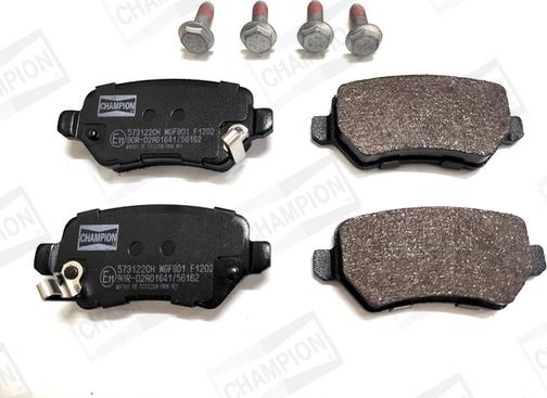 Champion 573122CH - Brake Pad Set, disc brake www.autospares.lv