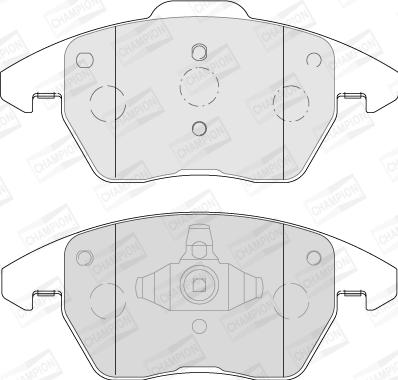 Champion 573852CH - Bremžu uzliku kompl., Disku bremzes www.autospares.lv