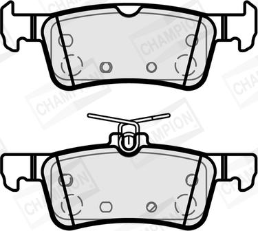 Champion 573888CH - Bremžu uzliku kompl., Disku bremzes www.autospares.lv