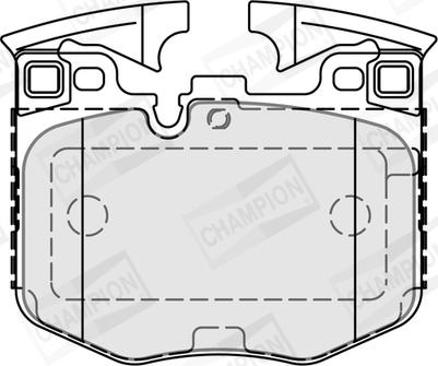 Champion 573877CH - Bremžu uzliku kompl., Disku bremzes www.autospares.lv