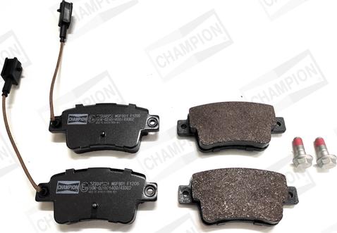 Champion 573345CH - Тормозные колодки, дисковые, комплект www.autospares.lv