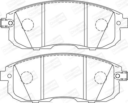 Champion 573304CH - Bremžu uzliku kompl., Disku bremzes www.autospares.lv