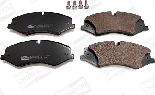 Champion 573333CH - Brake Pad Set, disc brake www.autospares.lv