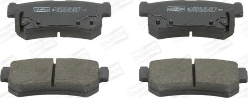 Champion 573377CH - Brake Pad Set, disc brake www.autospares.lv