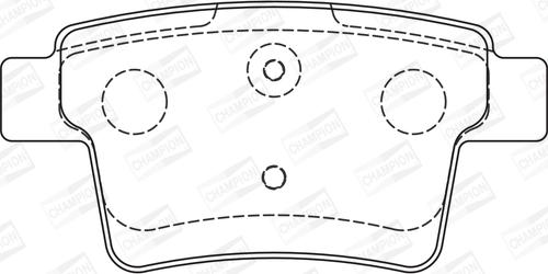 Champion 573218CH - Bremžu uzliku kompl., Disku bremzes www.autospares.lv