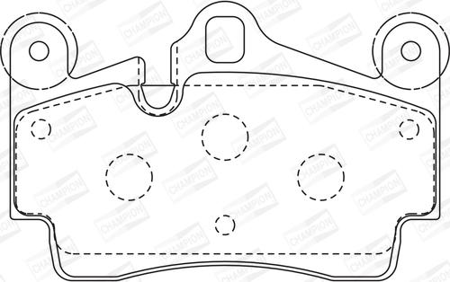 Champion 573227CH - Bremžu uzliku kompl., Disku bremzes www.autospares.lv